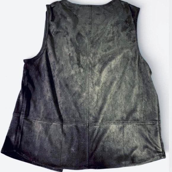 Lace Up Suede top - Picture 2 of 2